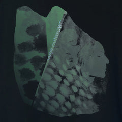 Floating On A Moment Female Scoop Neck Black T-shirt