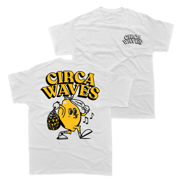 CIRCA WAVES - LEROY THE LEMON T-SHIRT (WHITE)