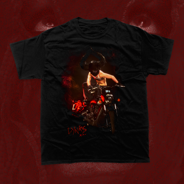 LYNKS MOTORCYCLE T-SHIRT (BLACK) - T-Shirt