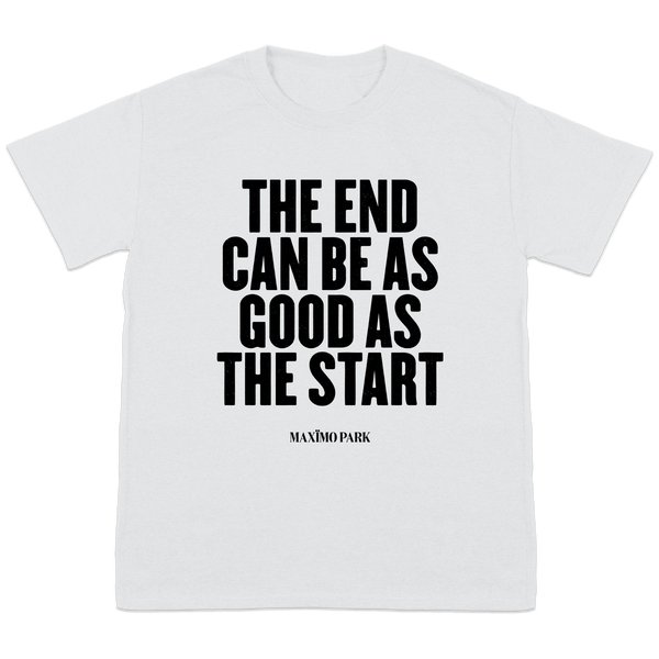 MAXÏMO PARK - GOOD AS THE START T-SHIRT (WHITE)