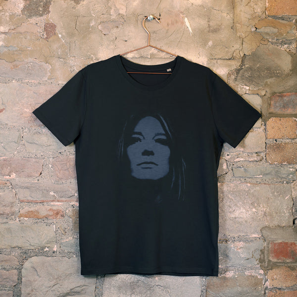 Ghosted Crew Neck Black T-shirt