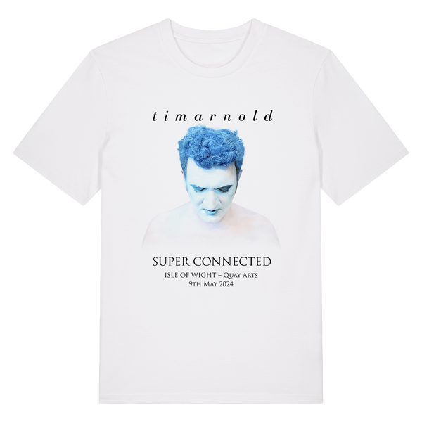 SUPER CONNECTED - TA Plus (Isle Of Wight - Quay Arts) White T-Shirt - Small / Unisex