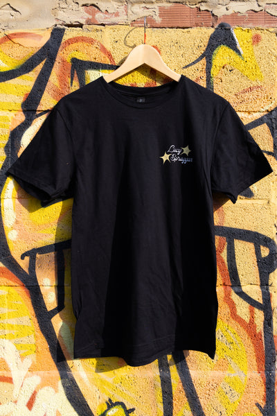Black Lucky Stars Tee