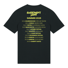SUMMER 2025 TOUR T-SHIRT (BLACK) POD