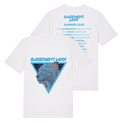 SUMMER TOUR TEE - WHITE/BLUE POD