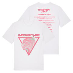 SUMMER TOUR TEE - WHITE/PINK POD