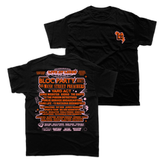 LAL25 LINE-UP T-SHIRT (BLACK)