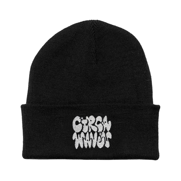 CIRCA WAVES - FLOWERS LOGO BEANIE (BLACK)