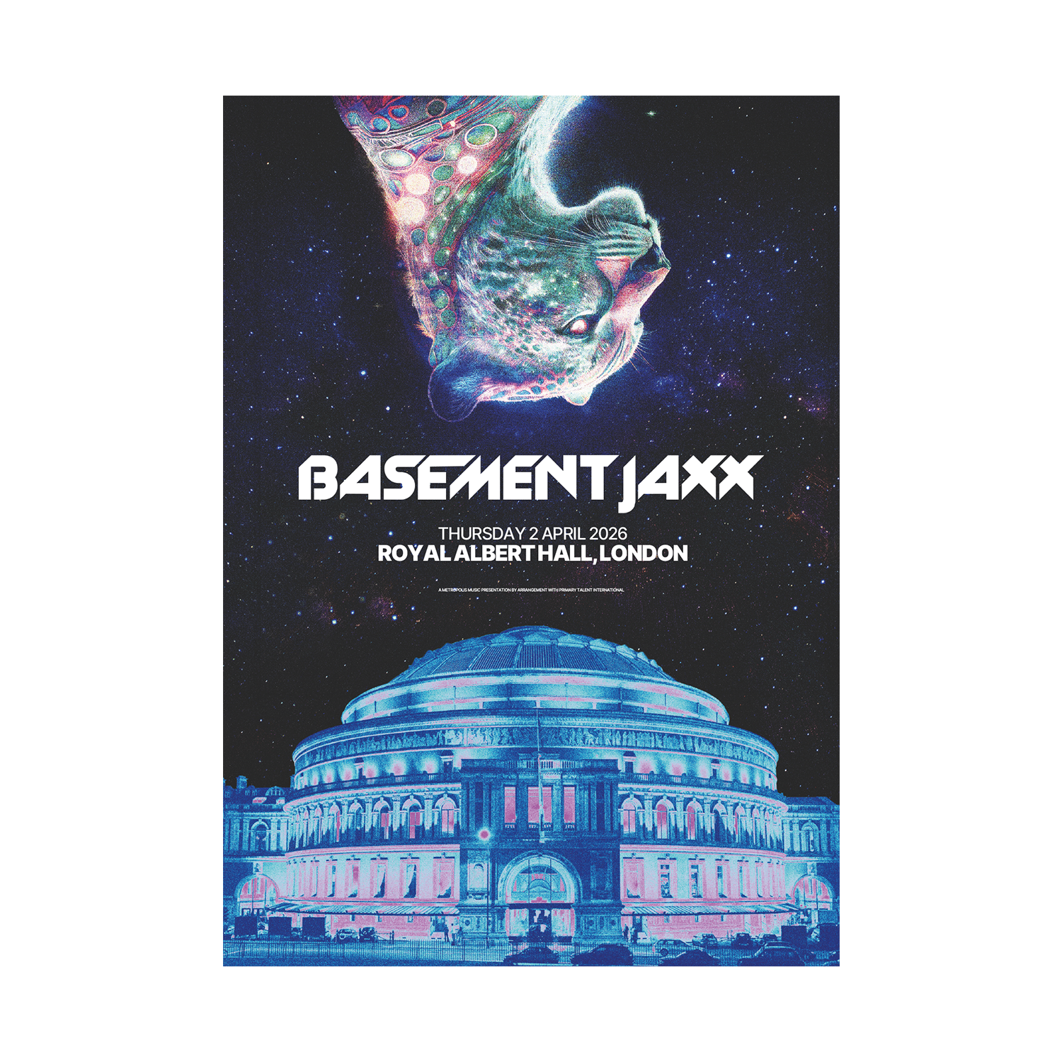 ROYAL ALBERT HALL EXCLUSIVE POSTER | Basement Jaxx | Official