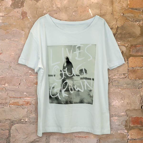 Lives Outgrown White Female T-shirt