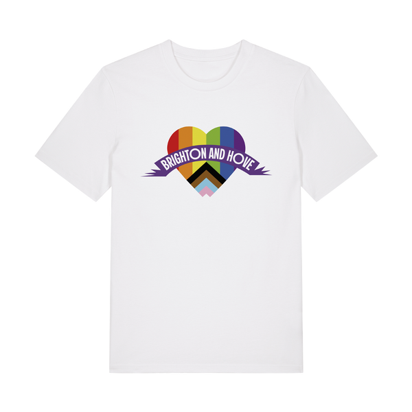 HEART PRIDE T (WHITE)