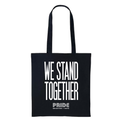 WE STAND TOGETHER / PRIDE TOTE (BLACK)
