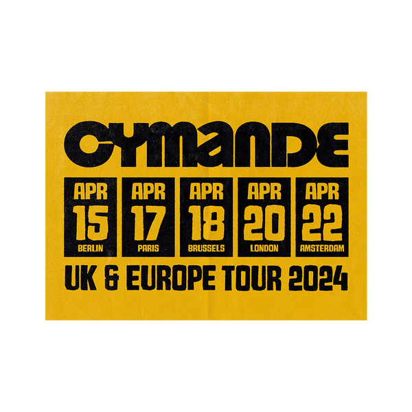 CYMANDE - 2024 TOUR POSTER (A3)