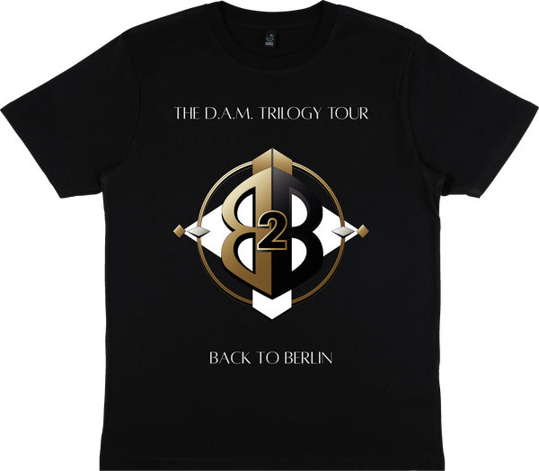 THE DAM TRILOGY LOGO T-SHIRT BLACK
