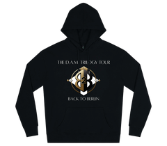 THE DAM TRILOGY LOGO HOODIE BLACK