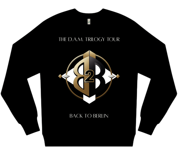 THE DAM TRILOGY LOGO SWEATSHIRT BLACK