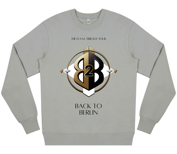 THE DAM TRILOGY LOGO SWEATSHIRT LIGHT GREY