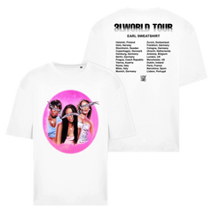 LLL OVAL TOUR WHITE TEE