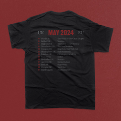 FRIDAY PILOTS CLUB - 2024 TOUR T-SHIRT (BLACK)