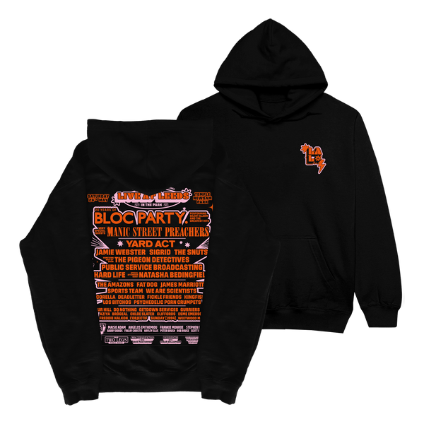 LAL25 LINE-UP HOODIE (BLACK)
