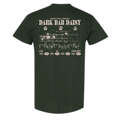 DARK BAR DAISY GREEN T-SHIRT