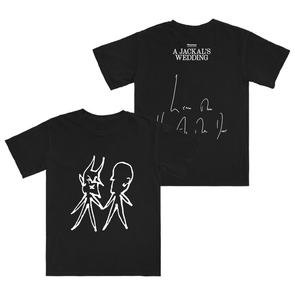 A Jackal's Wedding Black Tee POD