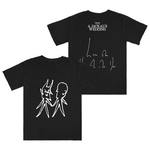 A Jackal's Wedding Black Tee POD