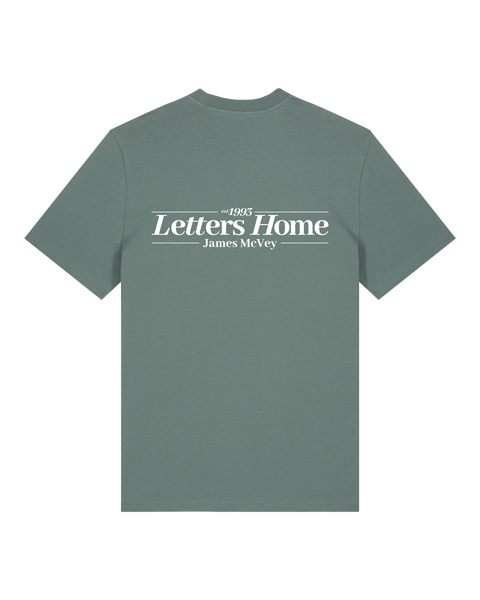 JAMES MCVEY LETTERS HOME TEE