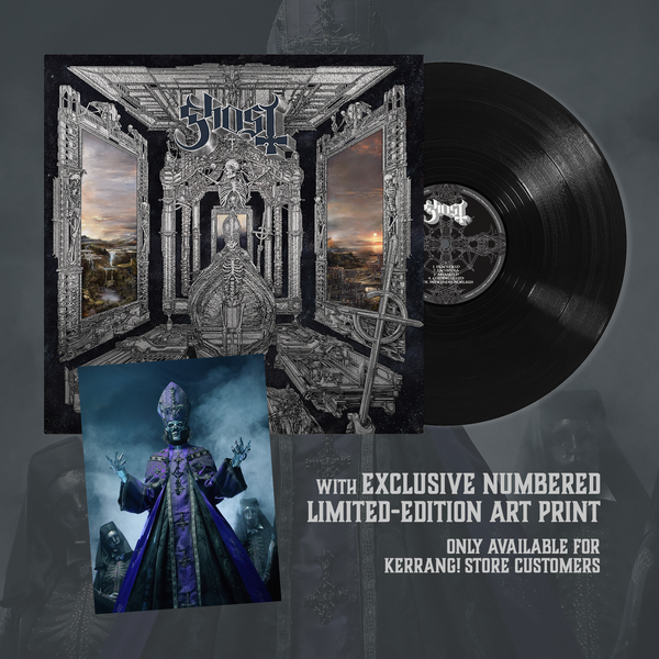 GHOST - Skeletá Vinyl w/ Limited Edition Numbered Kerrang! Art Print