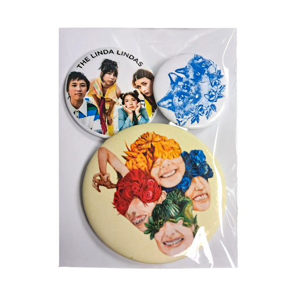 THE LINDA LINDAS BUTTON/PATCH SET
