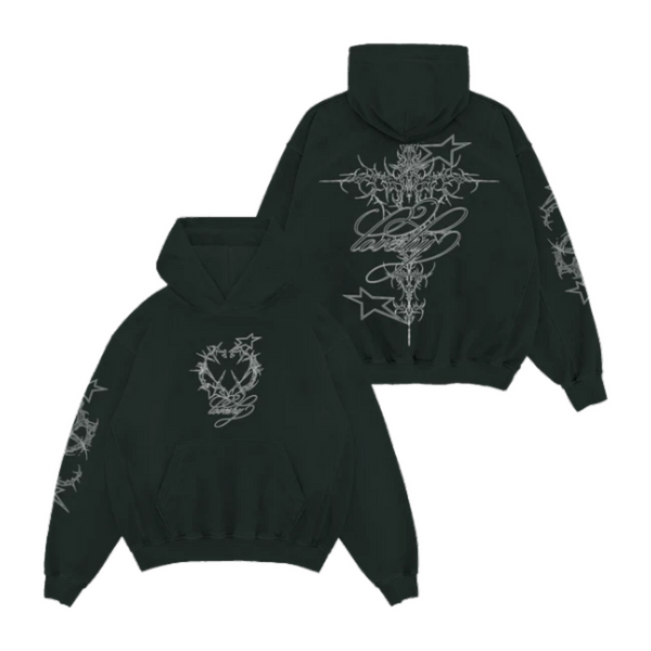 LOVESHY CYBER SIGILISM HOODIE (BLACK)