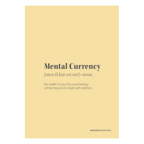 MENTAL CURRENCY - ART PRINT