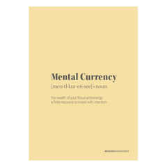 MENTAL CURRENCY - ART PRINT