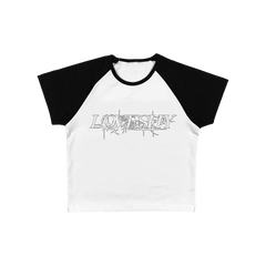 LOVESHY BABY TEE (WHITE/BLACK)