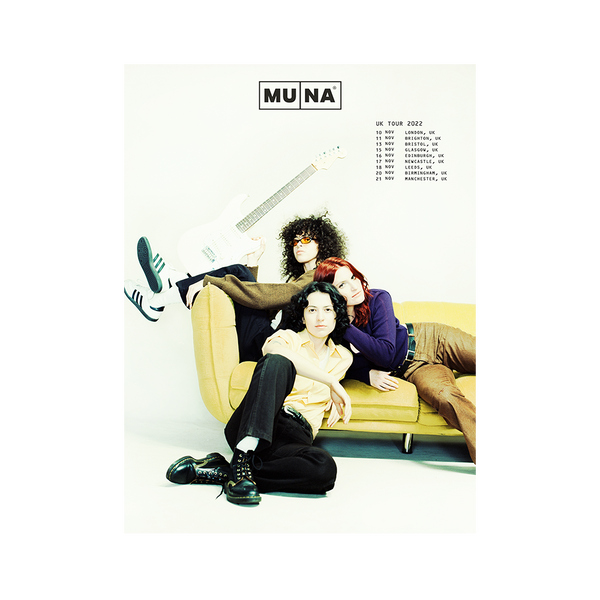 Signed MUNA UK Tour Poster