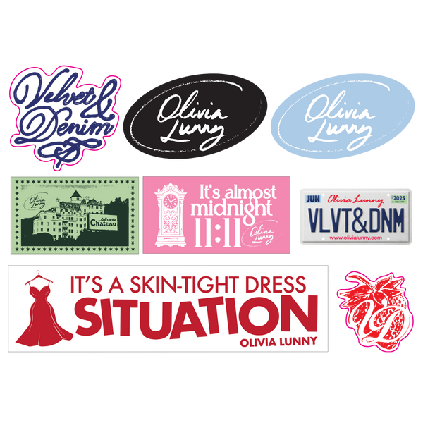 OLIVIA LUNNY STICKER SHEET