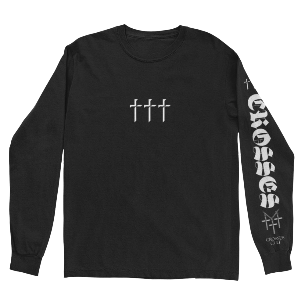 ANDWANG Cross Lace Long Tee ブラック 愛 andwang Cross lace long tee black 愛 andwang Cross lace long