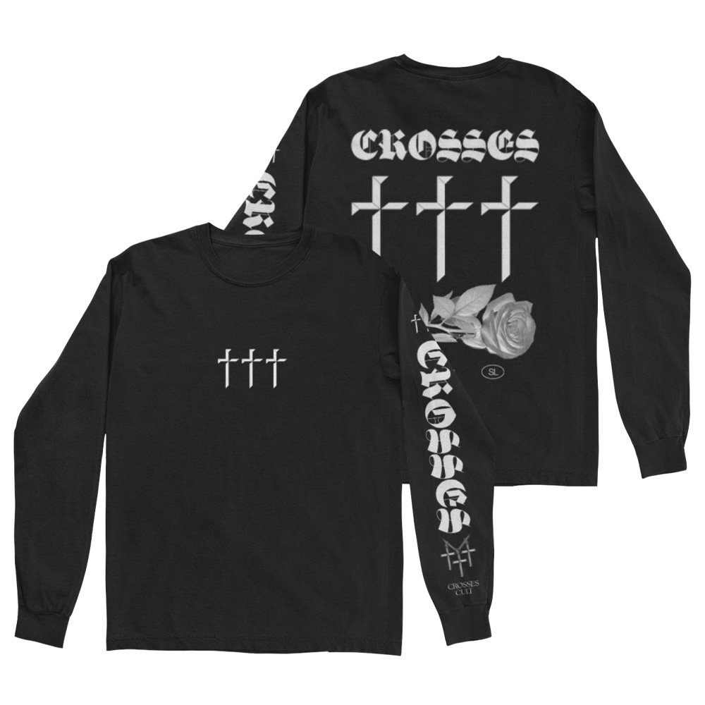 Tour 2024 Long Sleeve Black Tee - Official | Crosses | Official