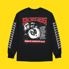 SKEGSS - PACIFIC HIGHWAY MUSIC LONGSLEEVE (BLACK) - Apparel