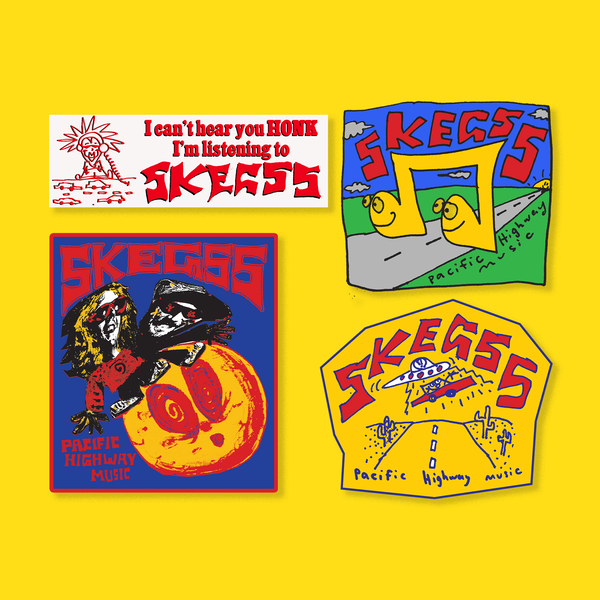 SKEGSS - PACIFIC HIGHWAY MUSIC STICKER PACK - Misc