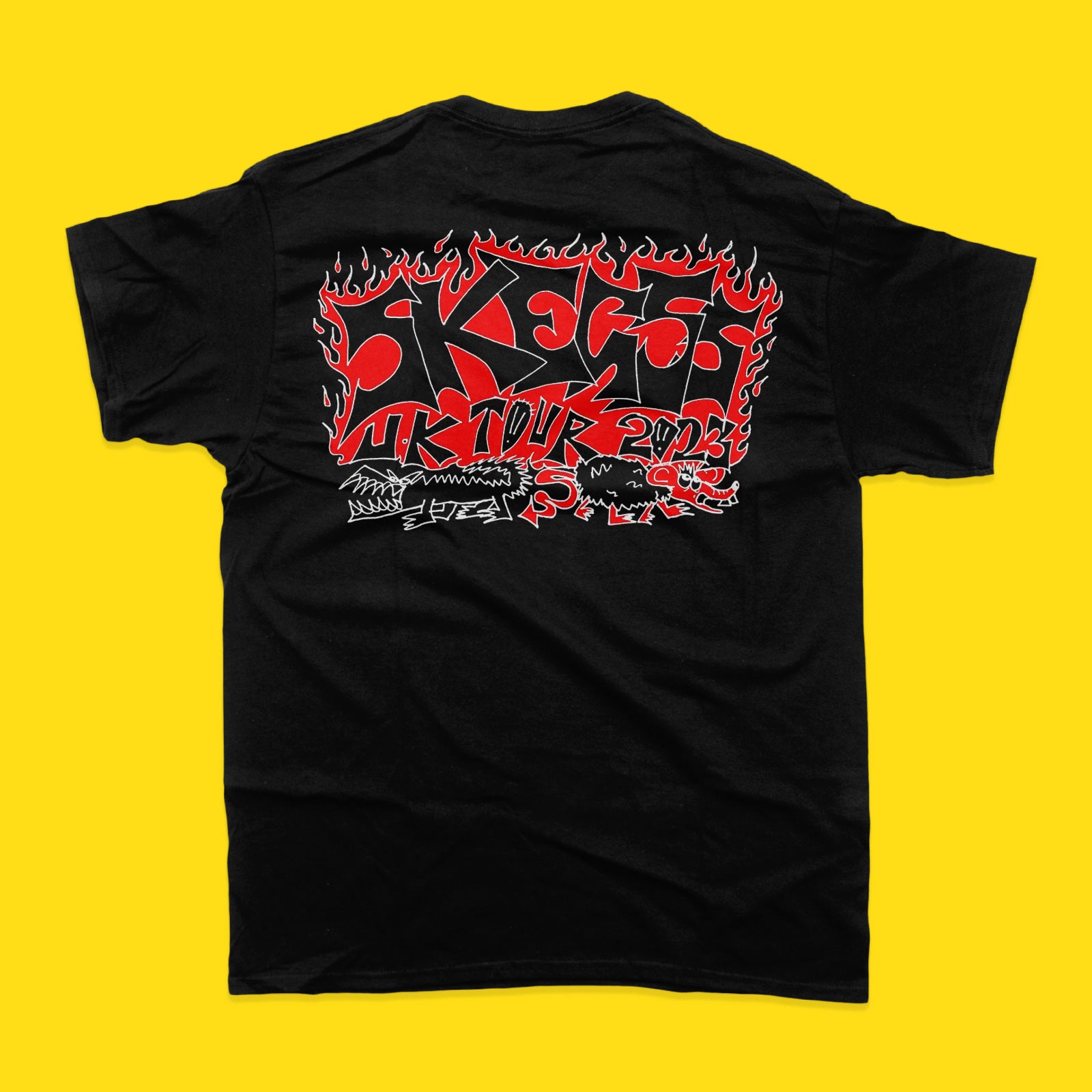 SKEGSS RAT TOUR TEE BLACK Official Merchandise SKEGSS Official Merchandise Store UK