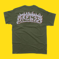 SKEGSS: SPACEMAN T-SHIRT (ARMY GREEN) - T-Shirt