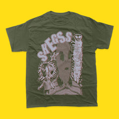 SKEGSS: SPACEMAN T-SHIRT (ARMY GREEN) - T-Shirt