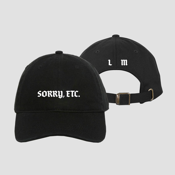 Sorry etc.. Dad Hat (Black)