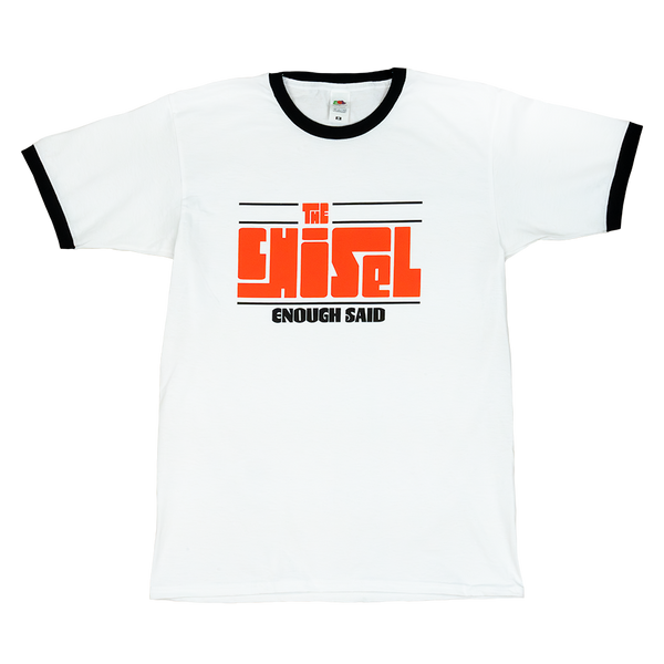 Enough Said Ringer Tee White