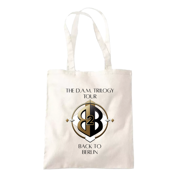 THE DAM TRILOGY LOGO TOTE BAG NATURAL