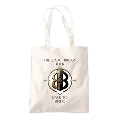 THE DAM TRILOGY LOGO TOTE BAG NATURAL