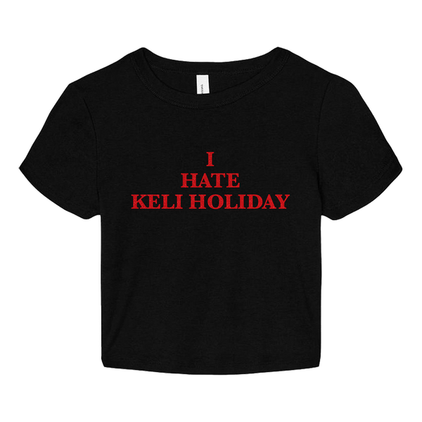 I HATE KELI HOLIDAY BABY TEE (BLACK)