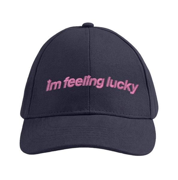 Blue I'm Feeling Lucky hat