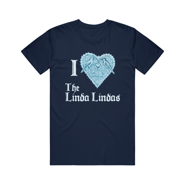 BIRD HEART NAVY T-SHIRT